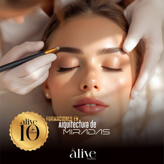 Curso de Arquitectura de cejas en Alive Academy en Majadahonda Madrid